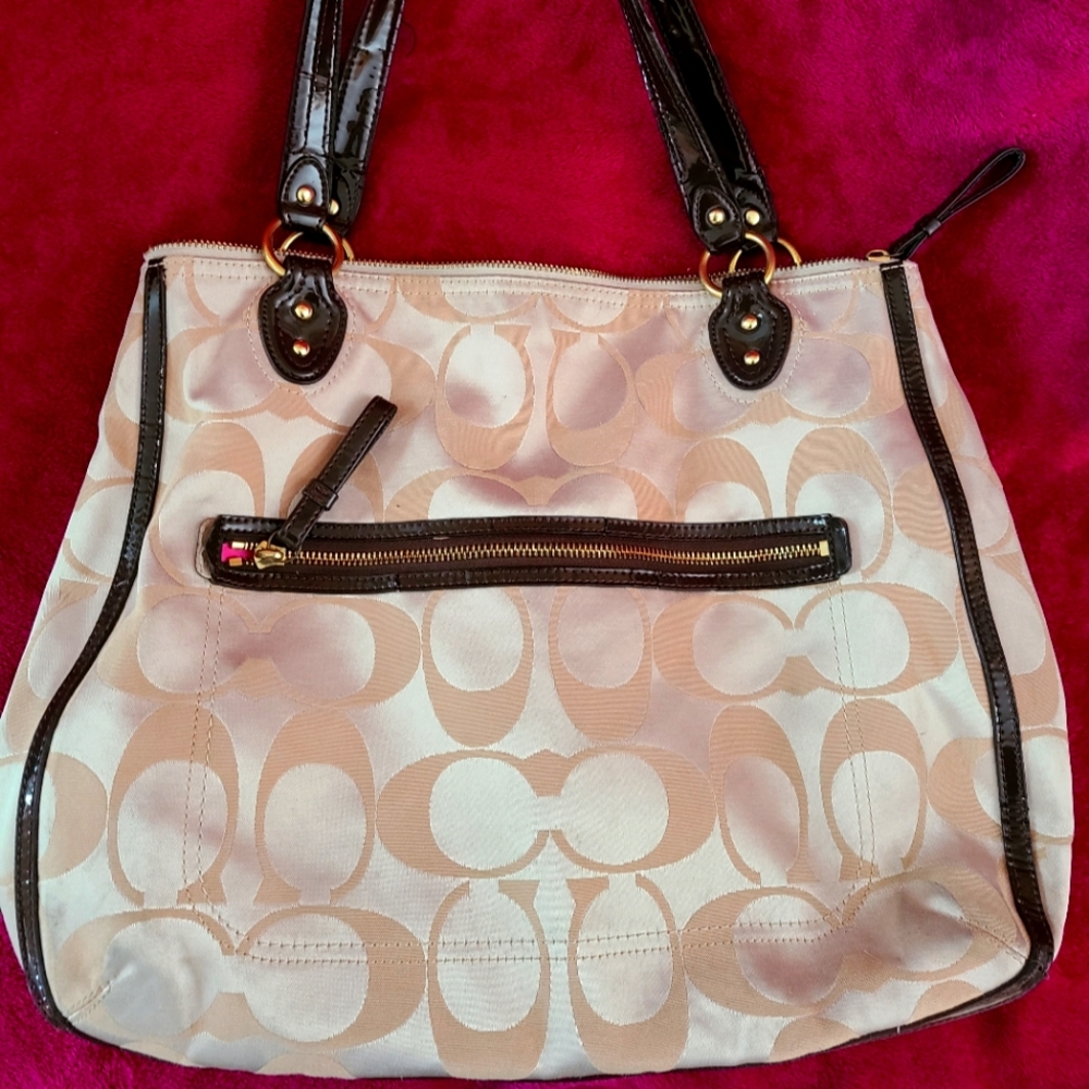 2000s coach tote purse